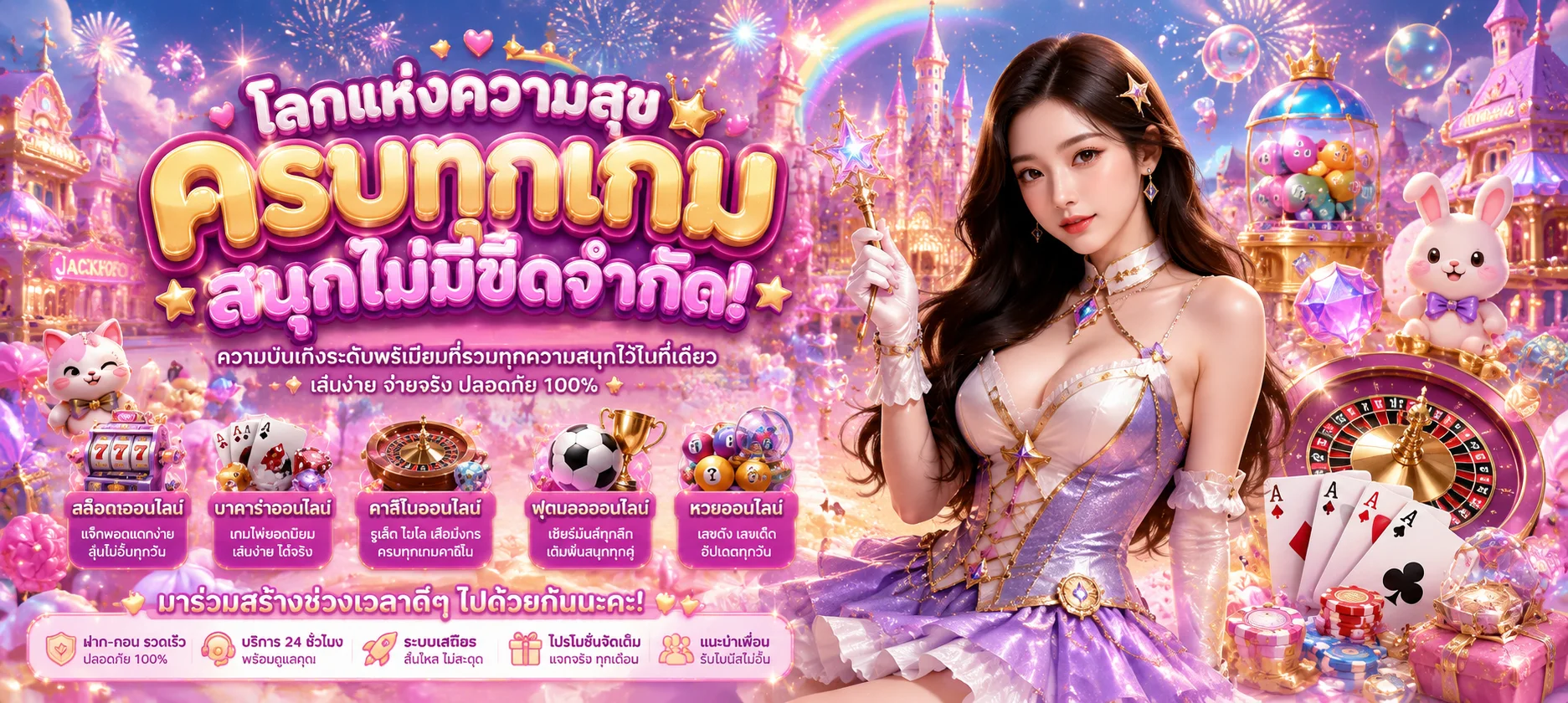 รวมค่ายสล็อตออนไลน์ที่ NEKO500 PG Slot, Pragmatic, Jili